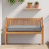Grey Cushion 120 x 50 x 12 cm Oxford Fabric