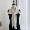 Fashion Headband Polka Dot Scarf Polka Dots Chiffon Thin Head Scarf Multifunction Long Scarves Women