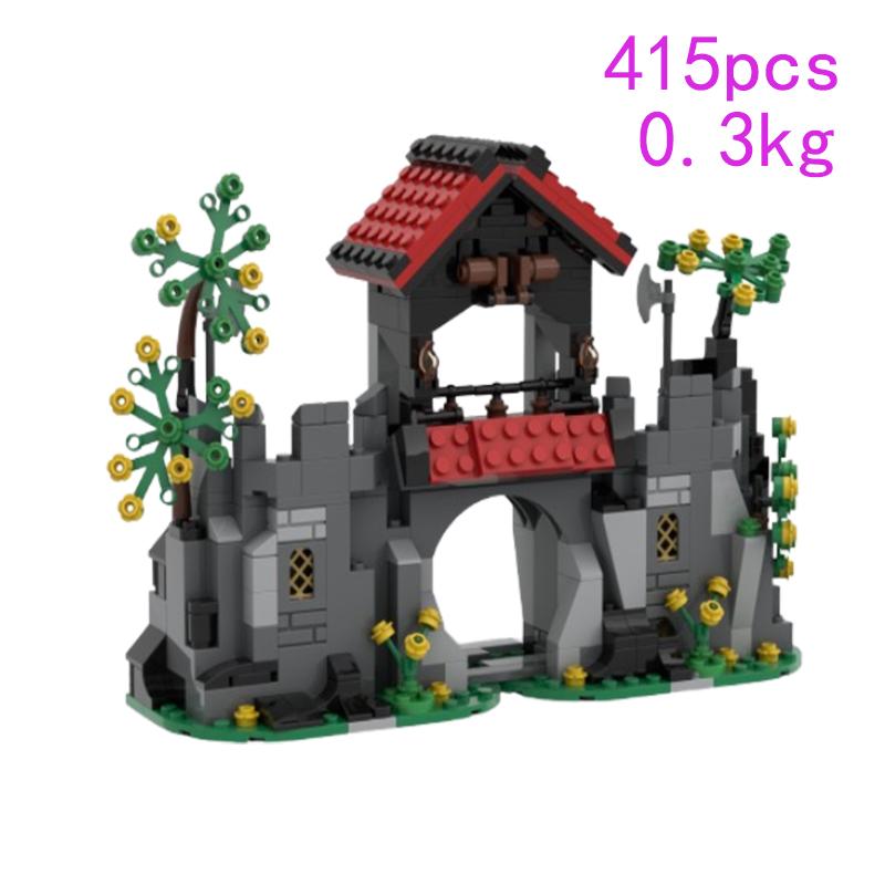32 Spot MOC-188974 166829 221207 172264 198343 Castle Small Particle Assembly Building Blocks Educational Toy Model Gift Set Orn