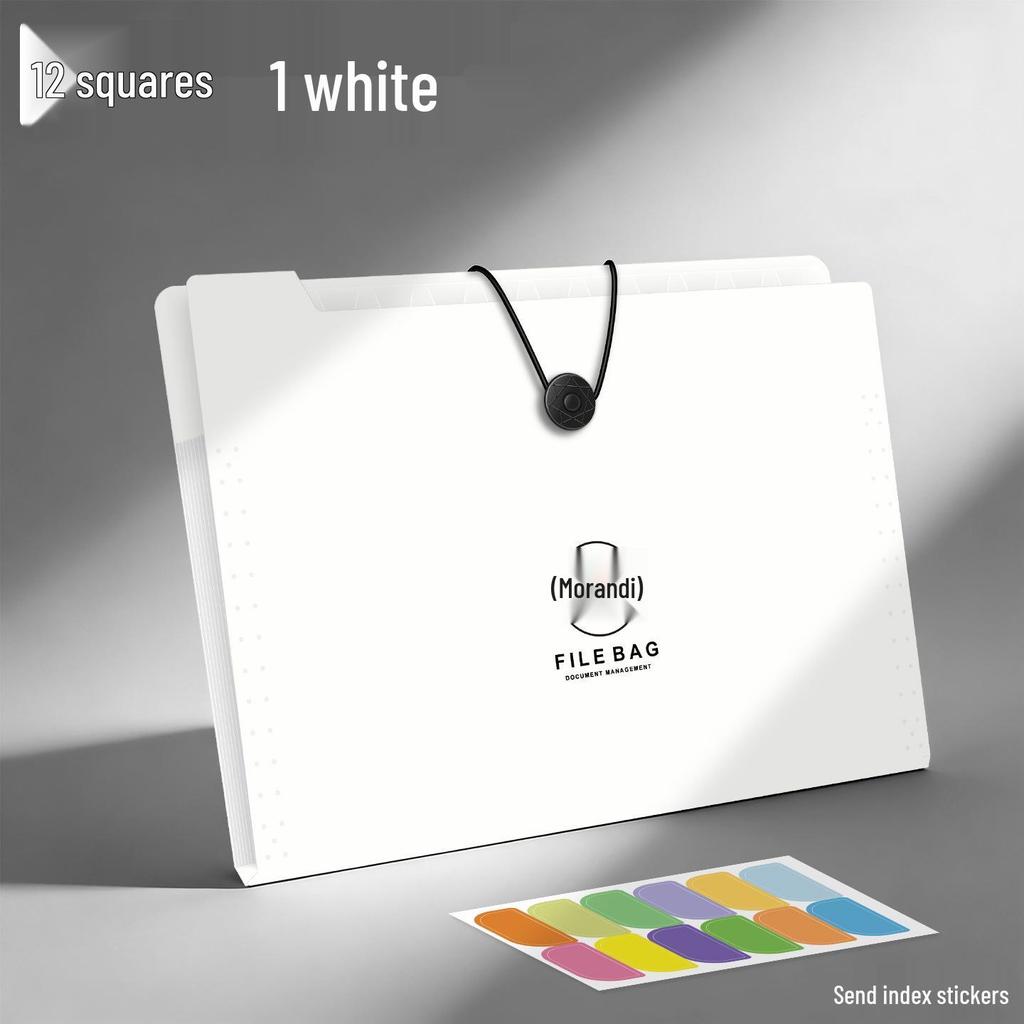5065 Multi-layer A4 File Folder for Primary School Students - Large Capacity Transparent Accordion Bag