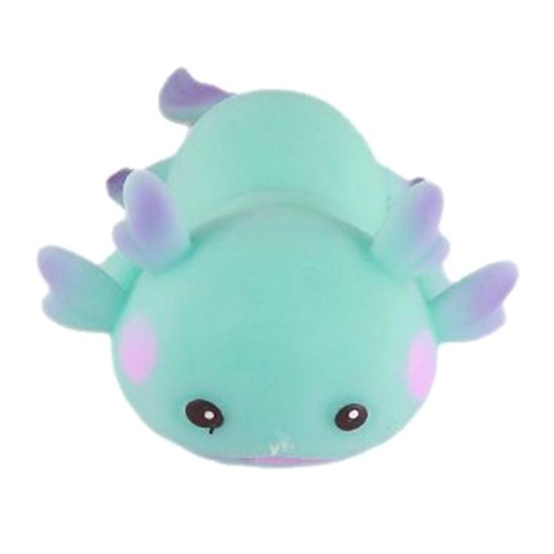 Slow Rising Stretchy Axolotl Sensory Squeeze Ball Antistress Pinch Toy For Children Adult Hand Relax and Mood Soothing