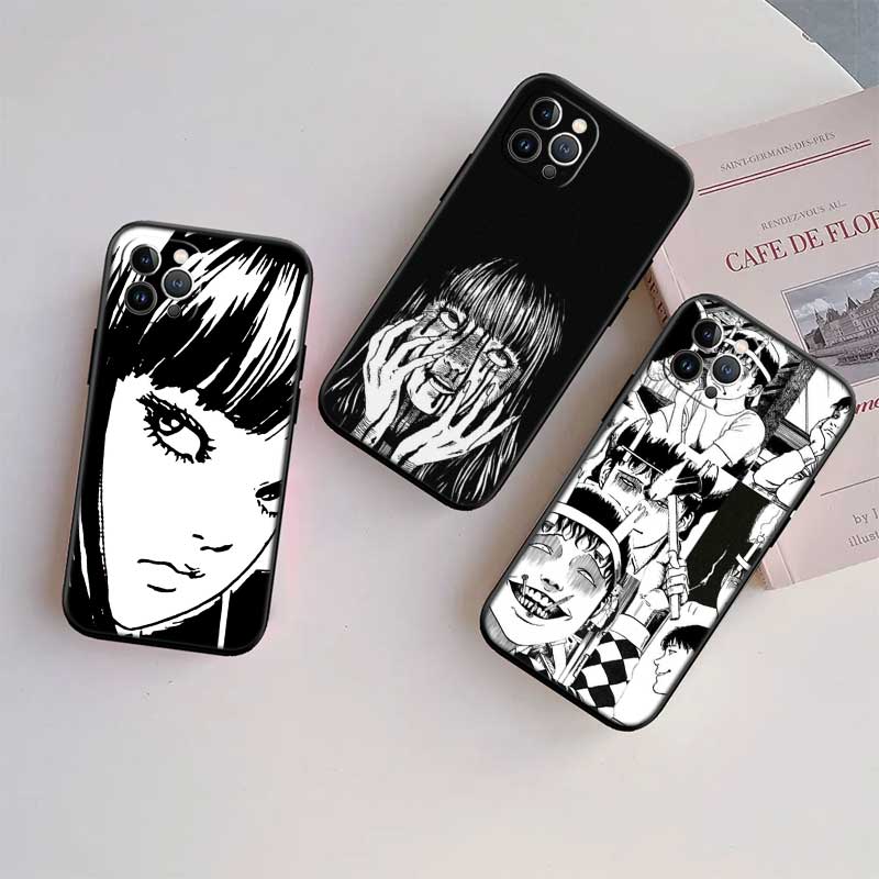 NH35 Junji Ito Tomie Shell Phone Case for Samsung Galaxy Note 10 20 S23 S24 S25 Ultra FE Plus Edge Lite A02S A35 A07 A17