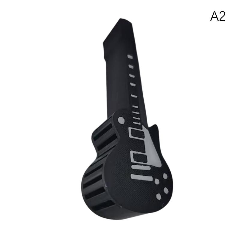 10-Slot Guitar Pick Holder Guitar Shape Plastic Guitar Pick Organizer Space-Saving For Electric, Acoustic, Classical Guitars