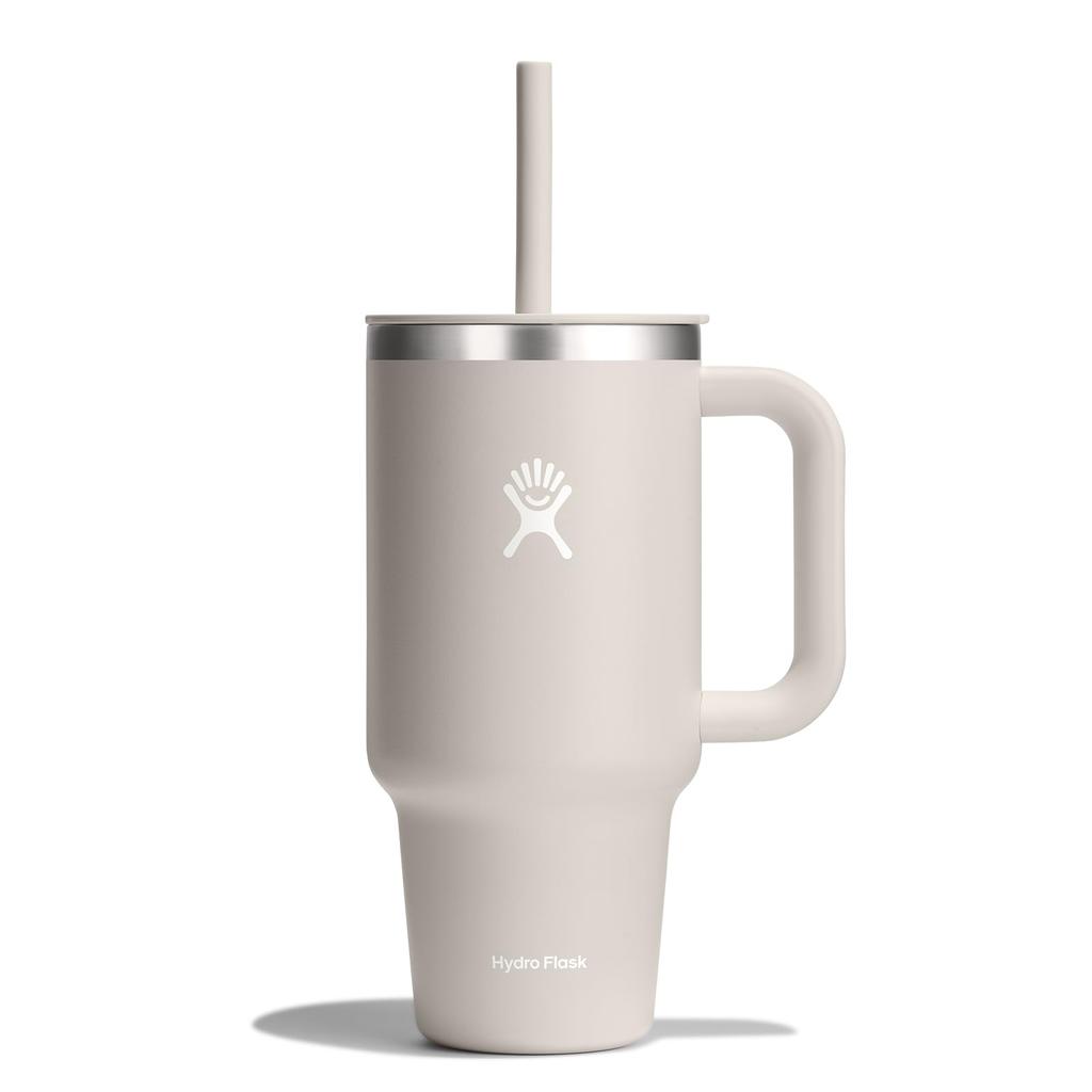 All Around Travel 32oz Stainless Steel Automatic Insulates Hot and Cold Large Capacity with Handle Japanese Tumbler, (946ml) Tumbler, Insulation,