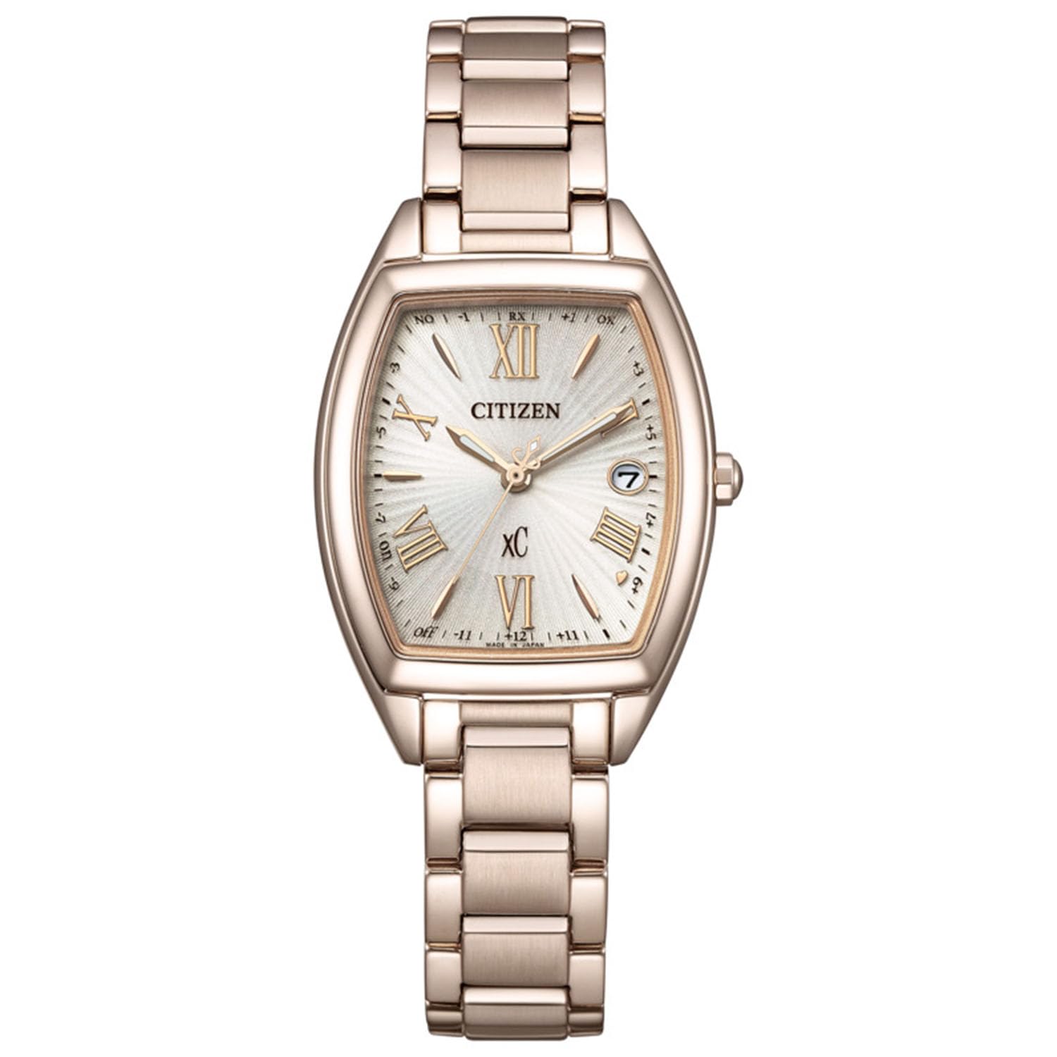 

xC Watch Tonneau Solar Sapphire Simple Analog Business Stylish Sakura Made in Japan [CITIZEN] (Radio-controlled/Waterproof/Sakura Pink) ES9395-53A