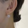 Female Niche Fashion High-end Rotatable Earrings