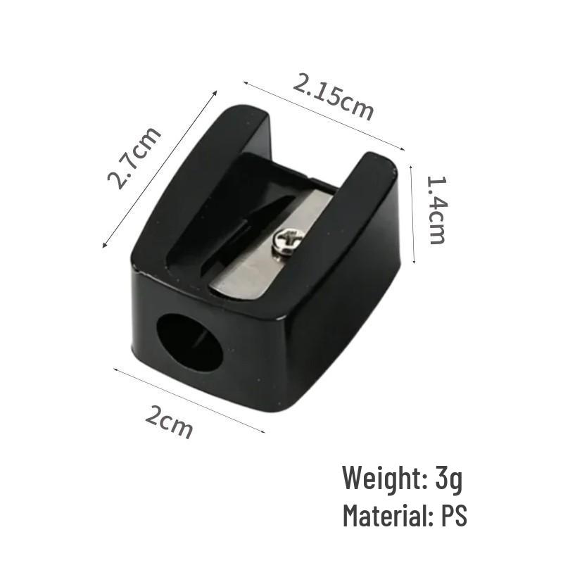 Universal Mini Single-Hole Pencil Sharpener for Beauty, Lips, and Brow Pencils