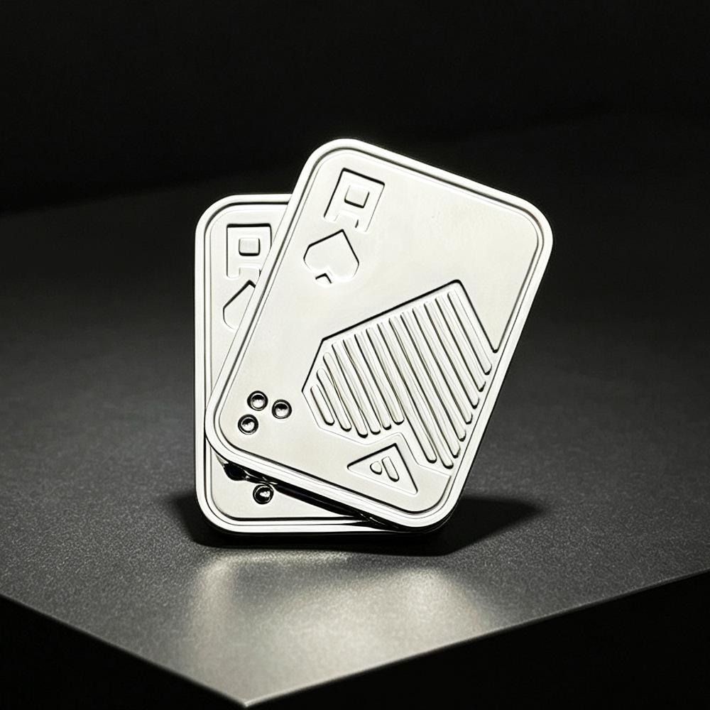 Triangle Rotating Spinner: EDC Three-Ring Snap Coin Decompression Hand Toy