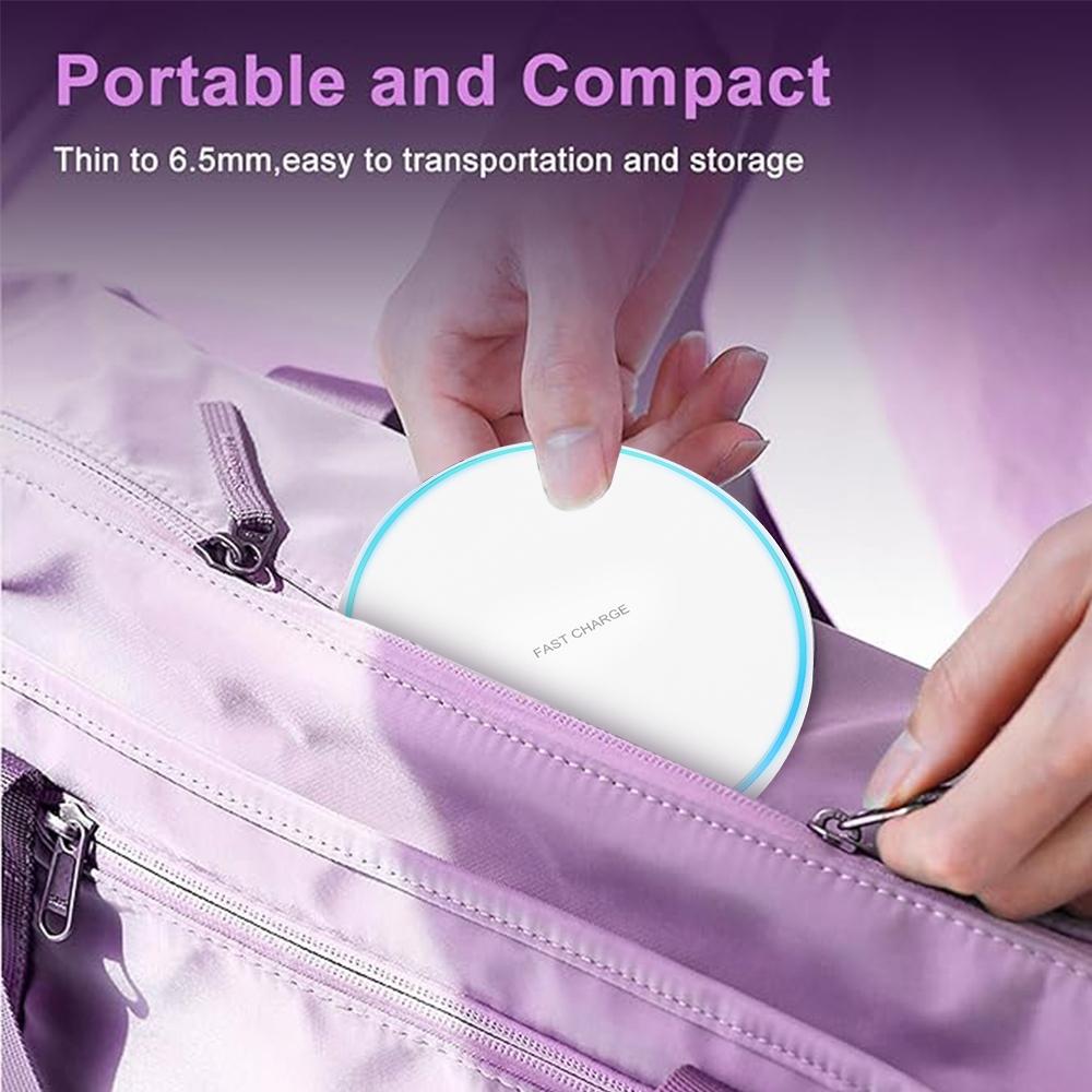 60W Wireless Charger Fast Charging Pengisi Daya Nirkabel Berdiri Untuk IPhone Pro Max X Samsung Xiaomi Earphones