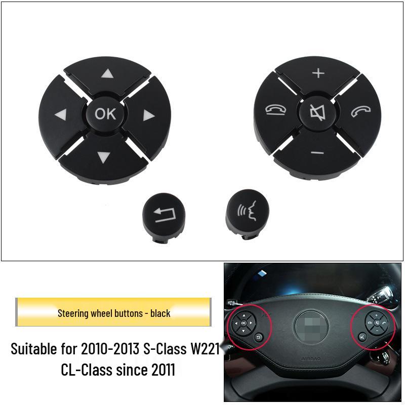Compatibil Mercedes-Benz Clasa S W221 Volan Buton Comutator Multifuncțional Accesorii
