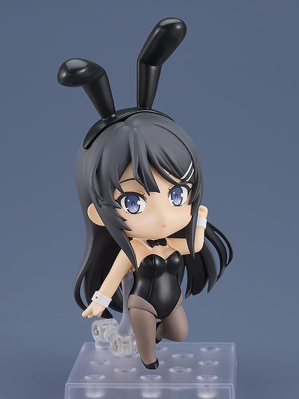 Nendoroid Rascal Does Not Dream of Bunny Girl Mai Bunny Girl Bewegliche Figur Senpai Sakurajima, Var., Nicht-Maßstab, Kunststoff, Bemalt,