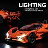 1:24 Apollo EVO God of the Sun Alloy Sports Super Car Model Die-Cast Simulation Collectible Decoration Car Lovers Light & Sound