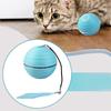 With Feather and Light Interactive Cat Ball Toy Automatic Self-playing Cat Ball  Indoor