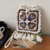 Small Square-shaped Shoulder Bag, Crossbody Bag for Beach Vacation, Beach Bag