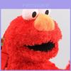 Mochila de Pelúcia Luxuosa da Rua Sésamo Elmo Cookie Monster Boneco Big Bird Para Crianças