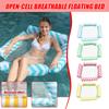 4 Floating Panels With Hollowed-out Ventilation Holes. Swimming Pool Inflatable Float . Foldable Striped Floating Bed. Inflatable Swimming Pool .