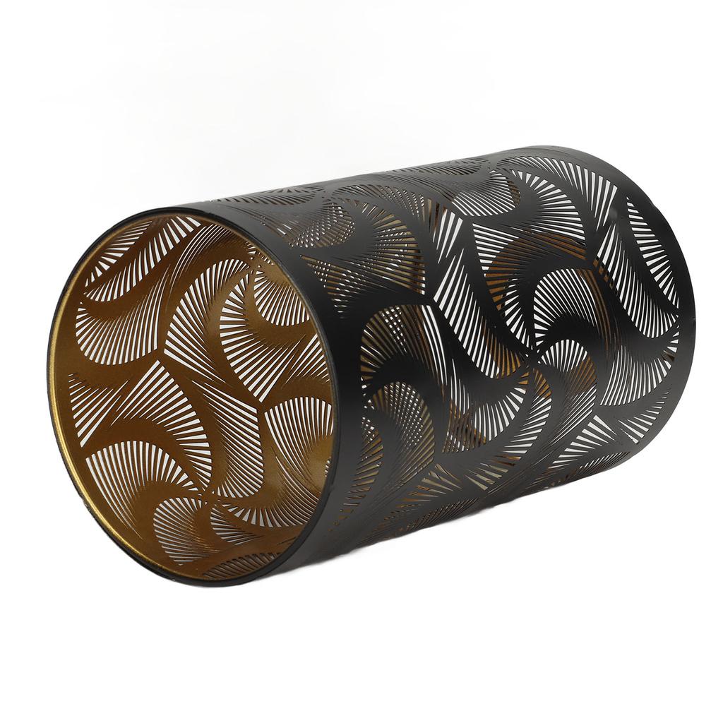 Windmill Shadow Metal Lamp Shades Hollow Carved Lampshade Modern Style Detachable Hollow Lampshade For E27 E26 Lamp