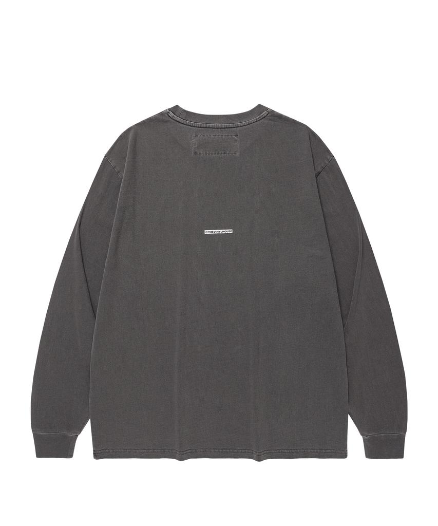 THEVINYLHOUSE Lucky House Ls Tee Charcoal