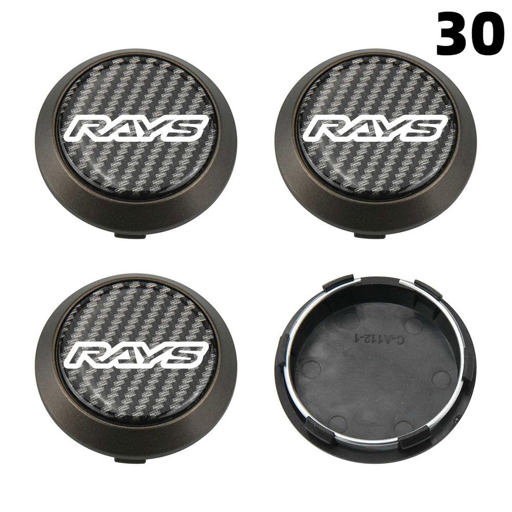 DBS3 4PCS New 64MM OD / 60MM ID Cap For Rims RAYS VOLK VR GRAM Emblem Wheel Center Cap Sport Car Logo Wheel Cover Hub caps