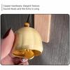 Wooden Door Bell Strong Adhesive Hanging Decorative Shopkeepers Bell Delightful Sound Door Opening Wind Chime