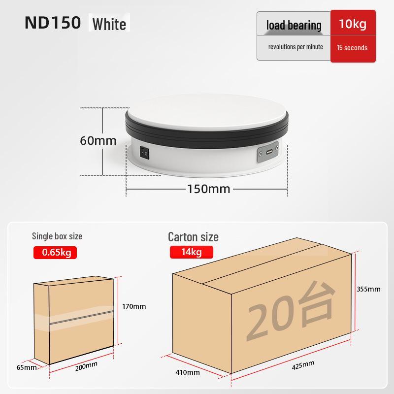 Turntable King Rotating Display Stand for Photography & Live Streaming