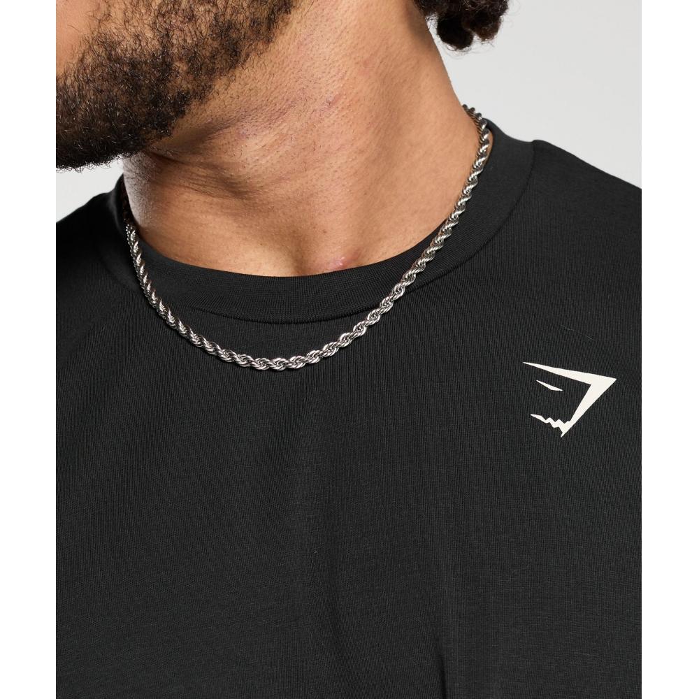 Gymshark Heavy DuTy Apparel T shirT Black A6a4p Bb2j