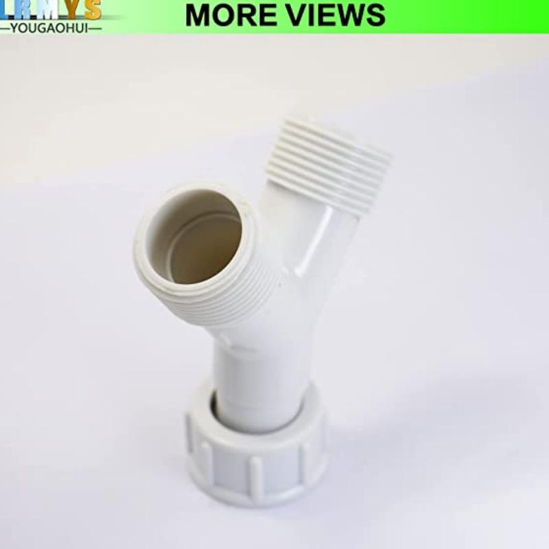 6-Minute Kitchen Sink Connector: Three-Way Pipe Fittings for Overflow, Dishwasher, and Water Purifier Discharge.