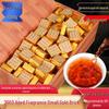 Mingka Agriculture Pu'er Tea Gift Box: Mini Golden Brick Ripe Pu'er and Menghai Big Tree Tea Tuocha.
