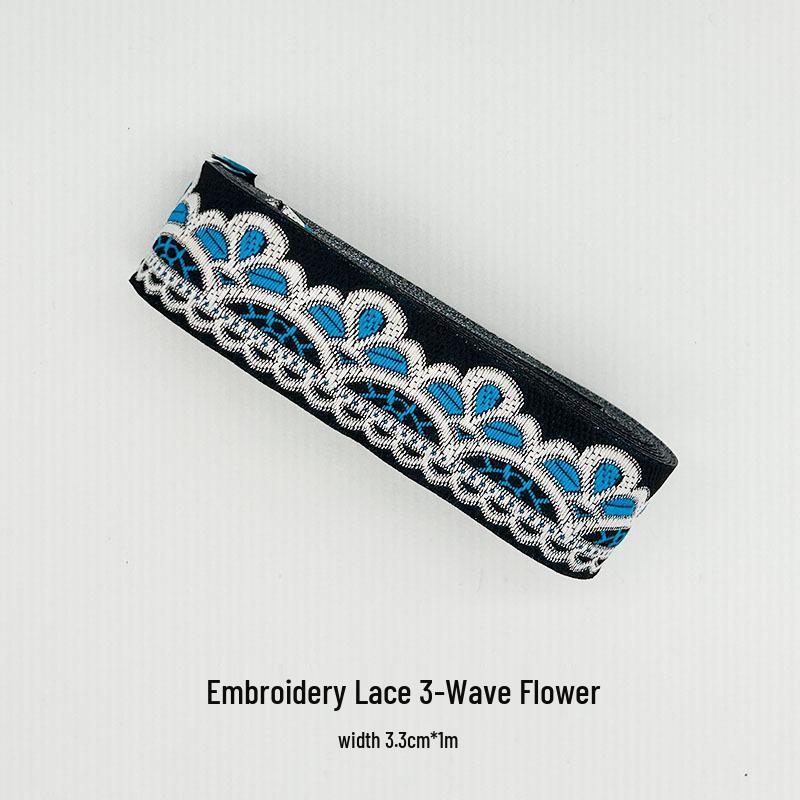 Zhuang Brocade Bamboo Fan Material Kit - Intangible Cultural Heritage Round Fan for Kindergarten