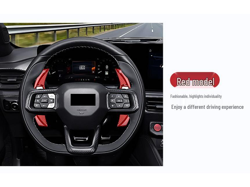 T-Carbon Carbon Fiber Shift Paddles for Ford Mustang 2425 Steering Wheel Extension