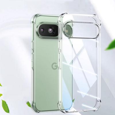 Transparent Case for Google Pixel 6 7 8 9 Pro Xl 6a 7a 8a Shockproof Soft Tpu Slim Anti-Fall Phone Cover