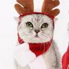 Practical-Santa Christmas Hat Halloween Pet Costume For Dog For Cat Puppy Scarf Gift New Year Winter Supply