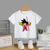 2026 Summer Dragon Ball Kids TShirt God Goku Super Saiyan Anime Character Short Sleeve Casual Tee for Boys Girls Children