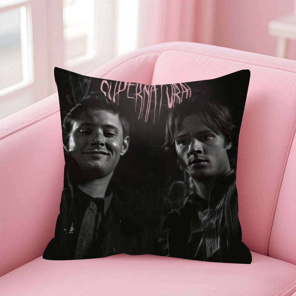Tv Series Supernatural Pillow Cover Sofa Cushion Cover Home Room Decoration Children Gift
