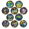 Tenyo Disney Pixar Characters 24K Gold Plated Badge Tin Badge Diameter 5.6cm