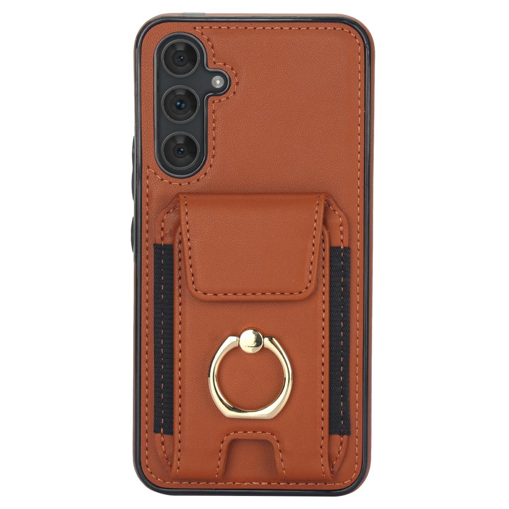 For Samsung Galaxy A54 5G Case Anit-Fall Kickstand Leather + TPU Phone Cover