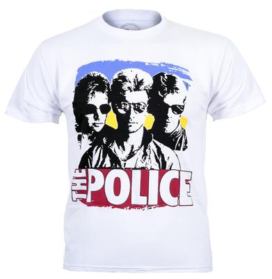 Das Polizei T-Shirt Offizielle Greatest Hits Farbe Weiß Neu