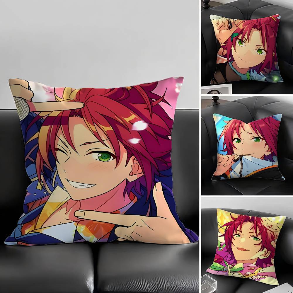 1pc Mao Isara Pillow Case Fashion Square Pillowcase Bedroom Sofa Room Ins Decoration Leisure