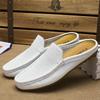 Heren Plus Size Dichte Teens Buiten Sandalen: Ademende & Modieuze Zomer Slip-Ons