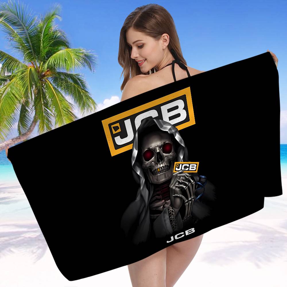 J-JCB Microfiber Blanket Quick Drying Beach Towels Oversized Printing Super Absorbent Pool Towel Blanket