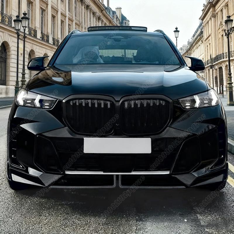 For BMW X5 G05 LCI M Sport LCI 2023 2024 MP Style Front Bumper Lip Chin Spoiler Protect Racing Style Splitter Car Accessories