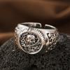 Pirate Skull Ring Punk Style Retro Hip-hop Hand Jewelry Men's Ring
