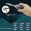 Practical Ratcheting Screwdriver Set Featuring 12 Steel Bit and Ergonomic Grip for Accuracy Work