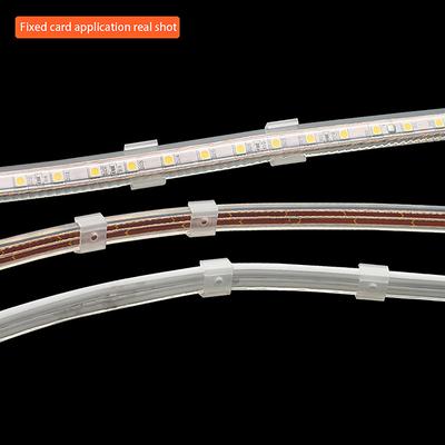 10/20/50/100Pcs 10/12/13/16/20Mm Led Streifen Fix clips Anschluss Für Befestigung 2835 Neon Licht 220V Cob Kunststoff Schnalle Flexible Teile