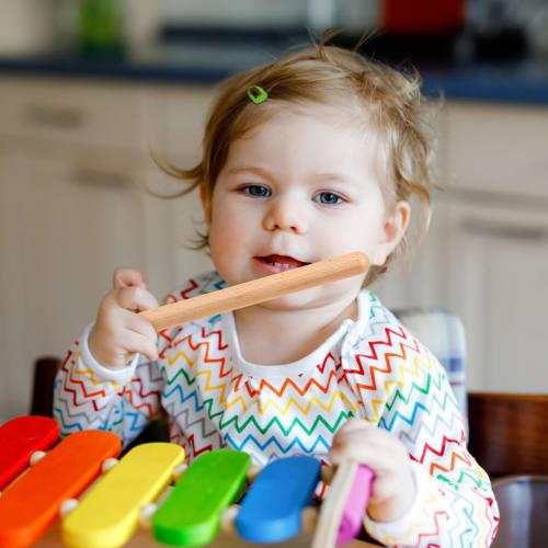 STOBOK 20-Piece Rhythm Sticks, Wooden Drumsticks, Percussion Instruments for Music Lessons and Group Activities