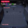 Front Rear Trunk Mat for 2025 2026 Tesla Model Y Juniper Cargo Mat Rear Seat Back Cover SeatBack Liner Pad Protector Accessories