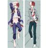 60x180cm Anime My Hero Academia Midoriya Izuku Todoroki Shoto Dakimakura Case Two-sided 3D Print Bed Hugging Body Pillow Covers