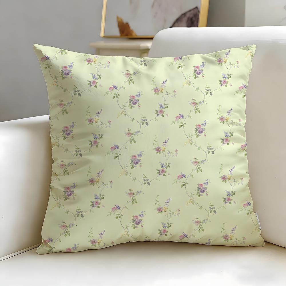 Cartoon style Pattern Cushion Cover Soft EasyWash Pillow Case Versatile for Couch Bed Travel and Office