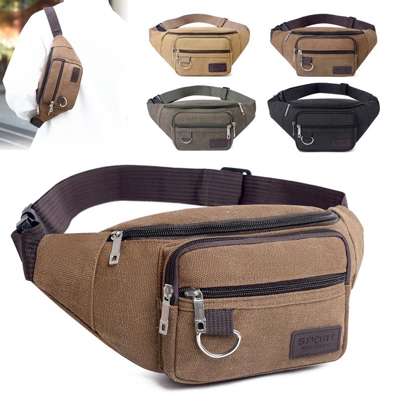 Outdoor Lightweight Sports Chest Bag Oxford Durable Stall Business Cashier Pocket Joker Travel Shoulder Crossbody Bag.