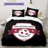Club Atletico Lanus Pattern Bedding Home Decoration Birthday Gift (1 * duvet cover + 2 * pillowcase, without core)